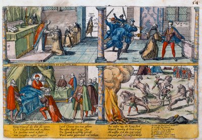 III. Henrik francia meggyilkolása, 1589 alkotó: Unbekannt