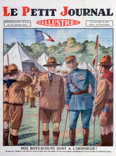 A cserkészfiú kitüntetése, 1929 alkotó: Unbekannt