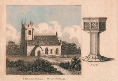 Keresztelő Szent János templom, Brightwell, Suffolk, 19. század alkotó: Unbekannt