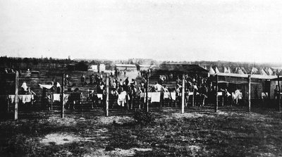 A koncentrációs tábor a Frith Hillben, Camberley, 1914, 1915 alkotó: Unbekannt