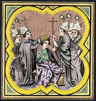 Nagy Károly koronázása 712-814, 14. század 1849 alkotó: Unbekannt