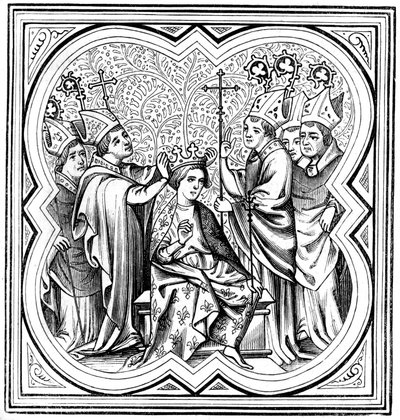 Nagy Károly koronázása 712-814, 14. század 1849 alkotó: Unbekannt