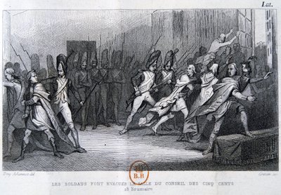 A 18. Brumaire puccsdétat 1799. november 9., XIX. alkotó: Unbekannt