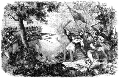 Thom, alias Sir William Courtenay halála, Dunkerque, Kent, 1838 alkotó: Unbekannt