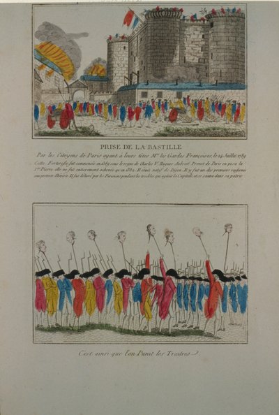A Bastille lerombolása, 1789. július 14., 1789 alkotó: Unbekannt