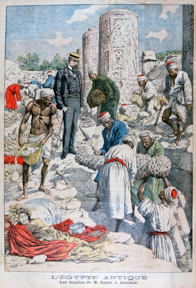 Albert Gayet ásatásai Antinopolisban, Egyiptomban, 1904 alkotó: Unbekannt