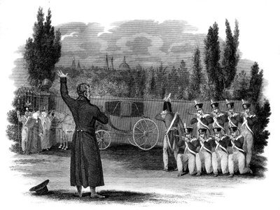 Ney marsall kivégzése, Franciaország, 1816 alkotó: Unbekannt