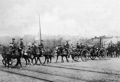 A Brit Expedíciós Erők első egységei Boulogne-ban, Észak-Franciaországban, 1914 1920 alkotó: Unbekannt