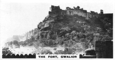 Az erőd, Gwalior, Madhya Pradesh, India, 1925 alkotó: Unbekannt