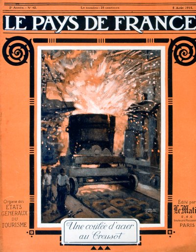 A Le Pays de France címlapja, 1915. augusztus 5 alkotó: Unbekannt
