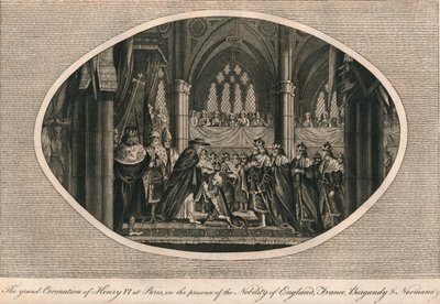 VI. Henrik nagykoronázása Párizsban, 1431 1793 alkotó: Unbekannt