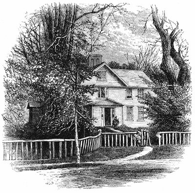 Amos Benson Alcott otthona 1799-1888, Concord, Massachusetts, 1875 alkotó: Unbekannt
