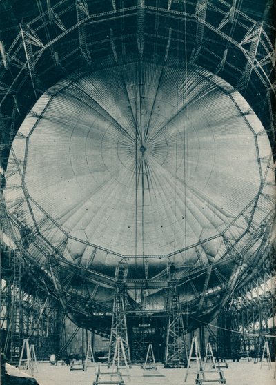 Az R101 léghajó belső szerkezete, c1929 c1937 alkotó: Unbekannt