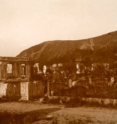A kioszk, Metzeral, Észak-Franciaország, 1914-c1918 alkotó: Unbekannt