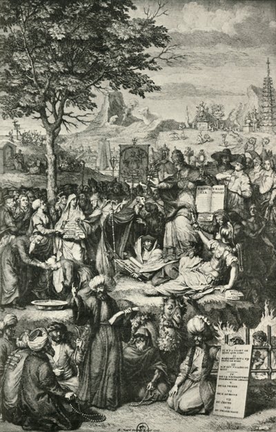 A fő világvallások, c1723, 1908. alkotó: Unbekannt