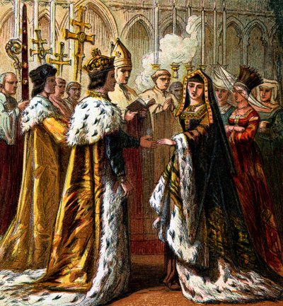 VII. Henrik házassága, 1486, 1850 c alkotó: Unbekannt