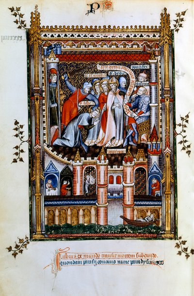Lisbius mártíromsága, 1317 alkotó: Unbekannt