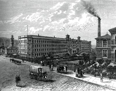 Saltaire-i malom, 1880 alkotó: Unbekannt