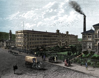 Saltaire-i malom, 1880 alkotó: Unbekannt