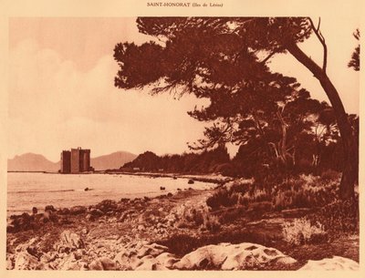 A régi kolostor, Saint-Honorat, 1930. alkotó: Unbekannt