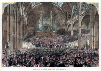 Az új Alexandra-palota megnyitása, a Muswell Hill, 1875. május 1 alkotó: Unbekannt