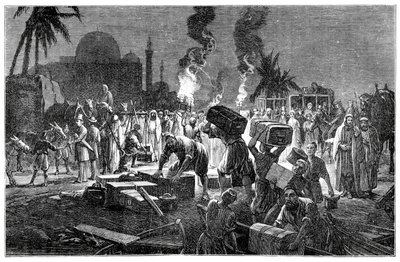 Szárazföldi útvonal, Boulak, Egyiptom, 1900 alkotó: Unbekannt