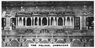 A palota, Jamnagar, India, 1925 alkotó: Unbekannt