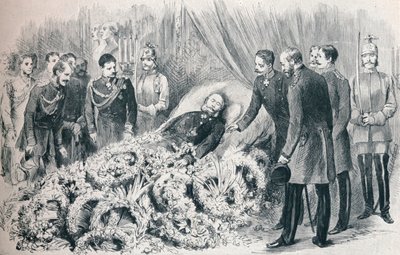 Az első német császár halála: I. Vilmos halálos ágya, 1888 1911 alkotó: Unbekannt
