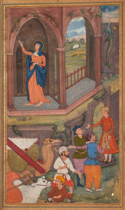 Jézus születési helye, Jerome Xavier atya Mirat al-qudjaiból, 1602-1604. alkotó: Unbekannt