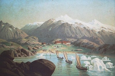 A második német északi-sarki expedíció az Északi-sarkvidékre és Grönlandra 1869-ben alkotó: Unbekannt