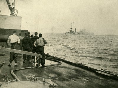 A Mainz német cirkáló elsüllyedése, 1914. augusztus 28., 1920. alkotó: Unbekannt