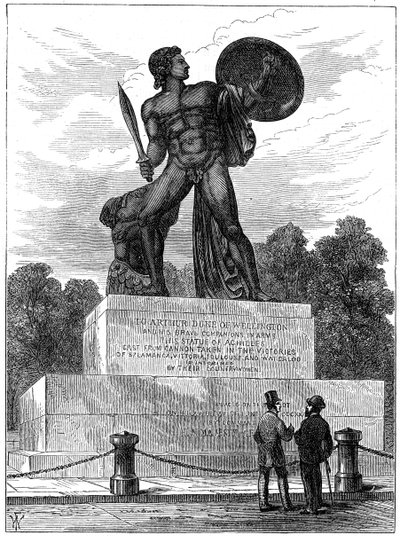 Akhilleusz szobra, London, 1891 alkotó: Unbekannt
