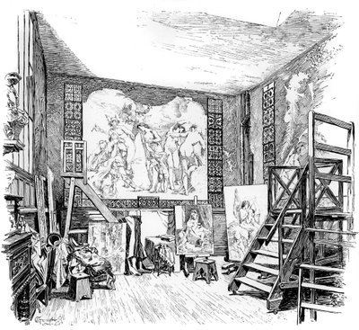 Paul-Jacques-Aime Baudry műterme, 1880-1882 alkotó: Unbekannt