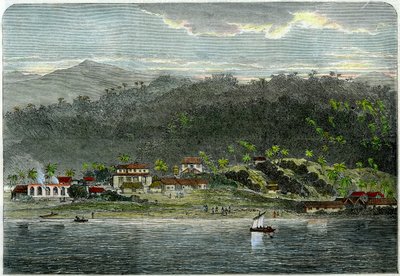 Morant városa, Morant Bay, Jamaica, 1880 alkotó: Unbekannt