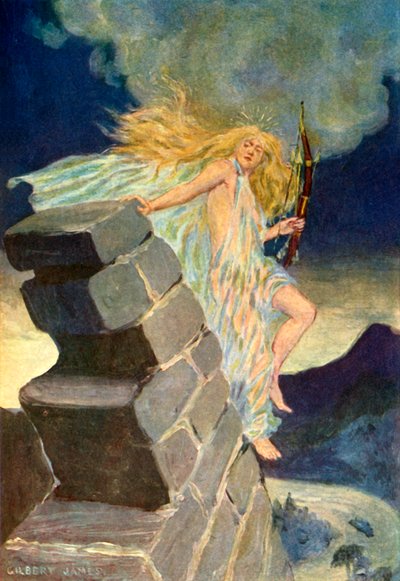 "A veela, amely lerombolja Skadar falait", 1917. alkotó: Unbekannt