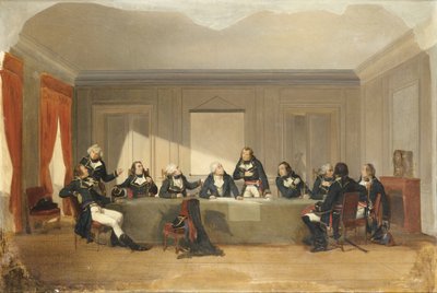 A haditanács Courtraiban 1792. június 26-án alkotó: Unbekannt