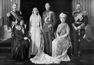 York hercegének és Lady Elizabeth Bowes-Lyon esküvője, 1923 alkotó: Unbekannt
