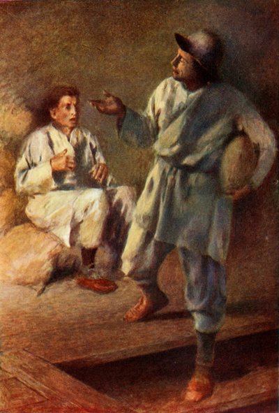 Az egész vekni neked szól, Szakálltalan pedig, hogy ne kapjon semmit!, 1917. alkotó: Unbekannt
