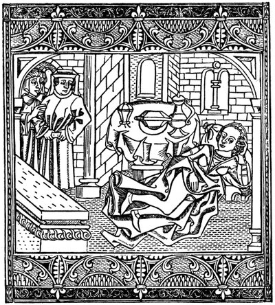 Xanthus felesége alszik, 1485 1964 alkotó: Unbekannt