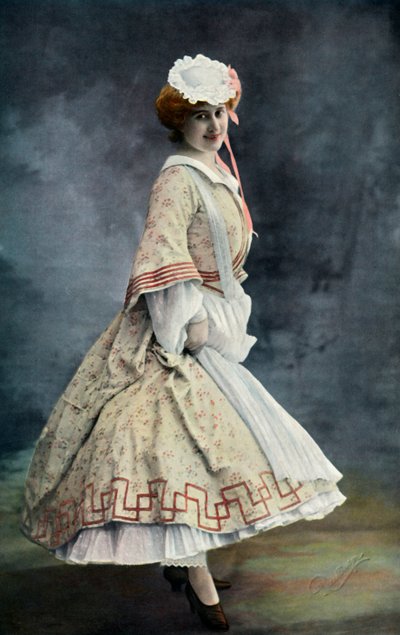 Varieté Színház. A denevér. Arlette. - Jeanne Saulier kisasszony, 1904. alkotó: Unbekannt