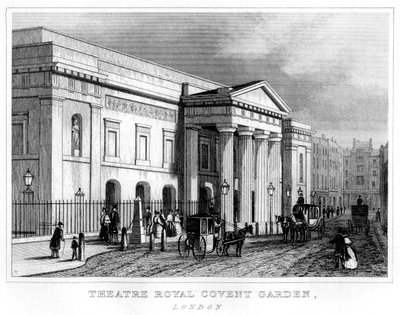 Theatre Royal Covent Garden, Westminster, London, 19. század alkotó: Unbekannt