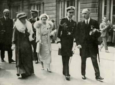 Őfelségeik Edinburgh-ban V. György király jubileumi ünnepségei alatt 1935-ben, 1937-ben. alkotó: Unbekannt