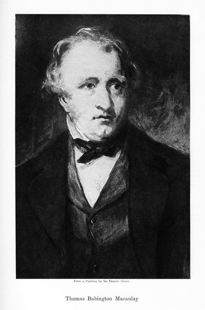 Thomas Babington brit költő, történész és whig-politikus, XIX alkotó: Unbekannt
