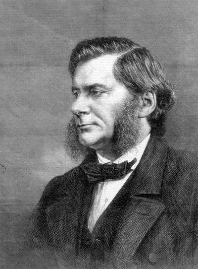 Thomas Henry Huxley brit biológus, 1871 alkotó: Unbekannt