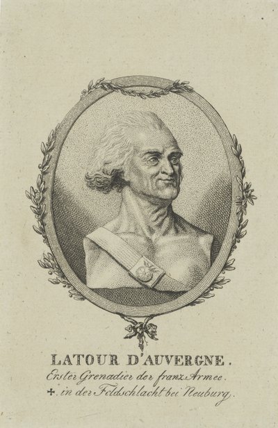 Théophile Corret de La Tour dAuvergne 1743-1800, c. 1800. alkotó: Unbekannt