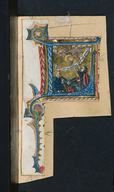 Három kivágás egy misekönyvből, c. 1470-1500. alkotó: Unbekannt