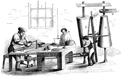 Cserépedény dobása, c1860 alkotó: Unbekannt