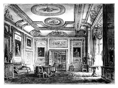 The White Drawing Room, Windsor Castle, 1888 alkotó: Unbekannt