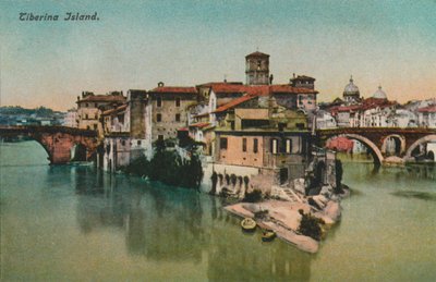 Tiberina-sziget, 1900. alkotó: Unbekannt