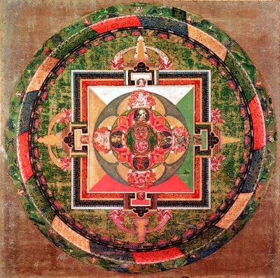 Tibeti buddhista mandala alkotó: Unbekannt